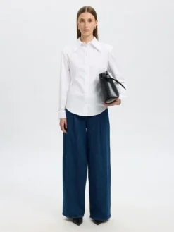 SLFNICOLINA SLIM LS SHIRT B
