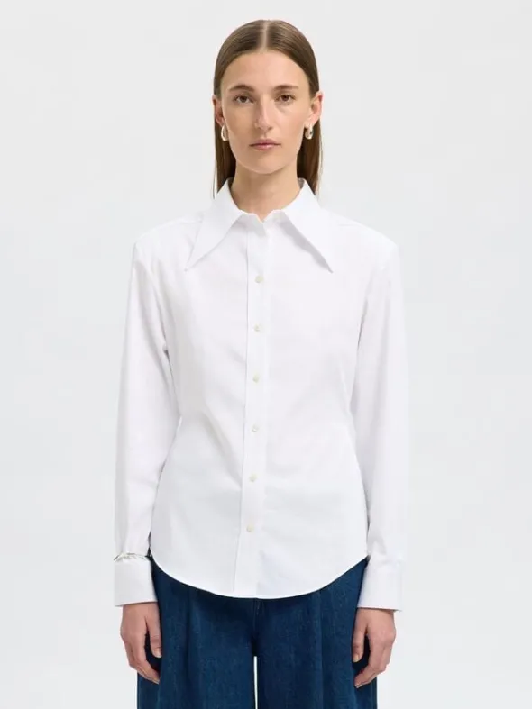 SLFNICOLINA SLIM LS SHIRT B