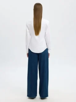 SLFNICOLINA SLIM LS SHIRT B