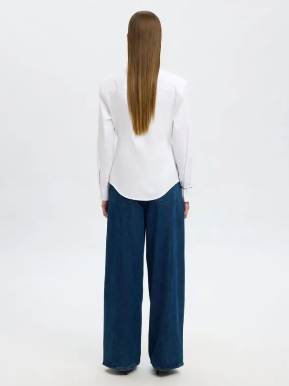 SLFNICOLINA SLIM LS SHIRT B