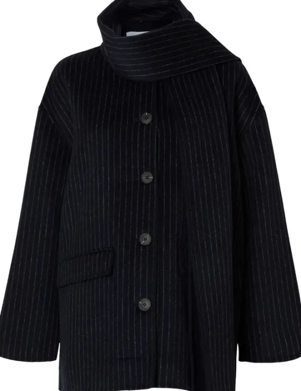SLFPAM HANDMADE SCARF PIN STRIPE JK