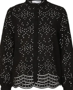 SLFTATIANA L/S EMBR SHIRT NOOS