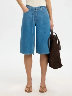SLFTENNA MW BERMUDA DENIM SHORTS