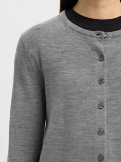 SLFTHEA LS KNIT MERINO CARDIGAN NOO
