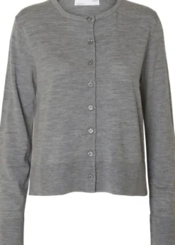 SLFTHEA LS KNIT MERINO CARDIGAN NOO