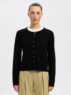 SLFTHEA LS KNIT MERINO CARDIGAN NOO