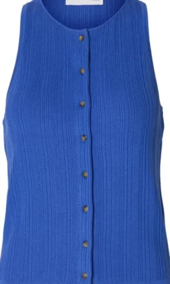 SLFTRIXIE SL KNIT BUTTON TOP