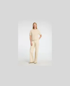 SLFVINNA SS STRUCTURE KNIT O-NECK N