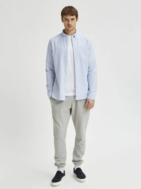 SLHREGRICK-OX FLEX SHIRT LS S NOOS