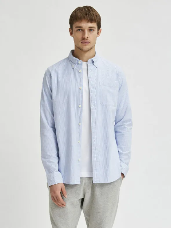 SLHREGRICK-OX FLEX SHIRT LS S NOOS