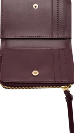 Small faux-leather wallet