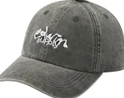 Soft Washed 6 Panel Cap - Black
