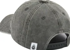 Soft Washed 6 Panel Cap - Black