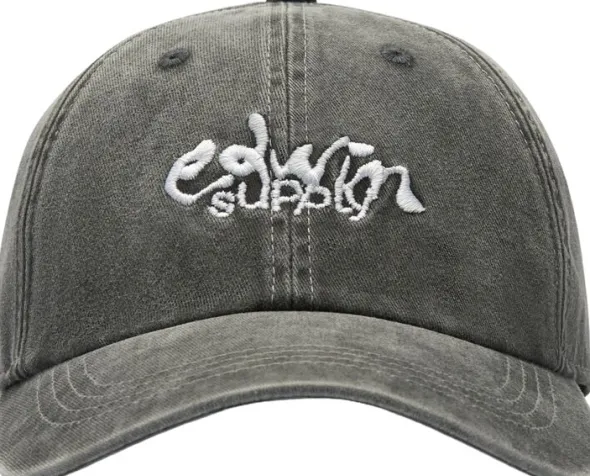 Soft Washed 6 Panel Cap - Black