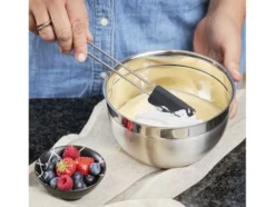 Spatel/slickepott smal 20 cm Stål/Svart