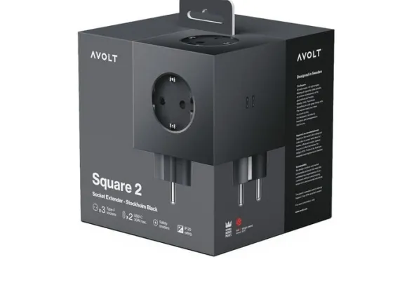 Square 2 - USB-C F - EU - Stockholm Black