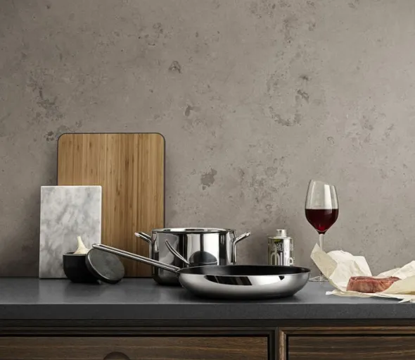 Stainless Steel Stegepande 30 cm med Slip-Let® belægning