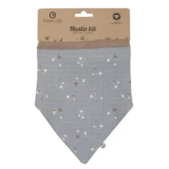 Stars muslin bib