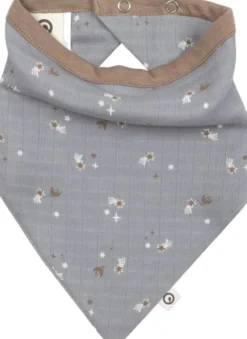 Stars muslin bib