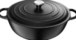 Stegegryde i støbejern 32 cm Matte Black