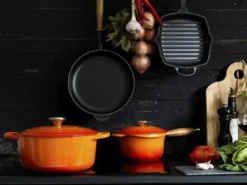 Stegepande i støbejern 23cm Matte Black
