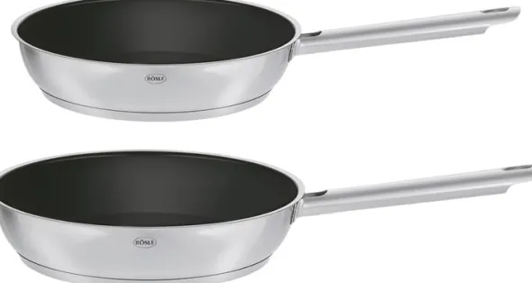 Stekpanneset PureElements 20+28 cm Stål/Svart
