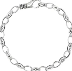 Sterling Silver Star Link Bracelet
