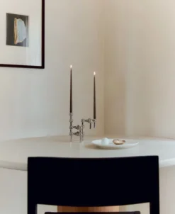 STOFF Nagel ljusstake krom
