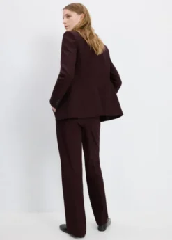Straight-fit suit trousers