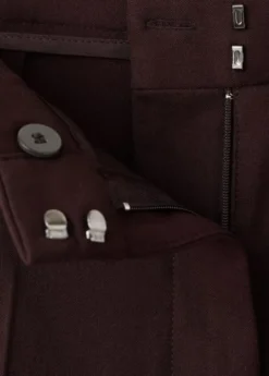 Straight-fit suit trousers