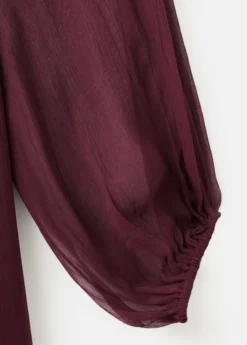 Strapless dress with ruffles