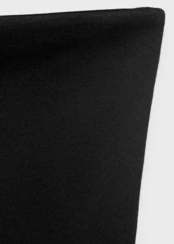 Strapless peplum top