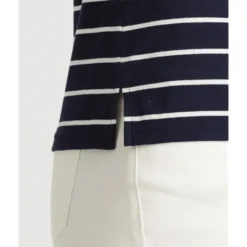 Striped Boatneck Top