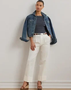 Striped Boatneck Top