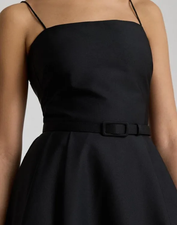 STRUCTURED FAILLE-WVN-DRESSES