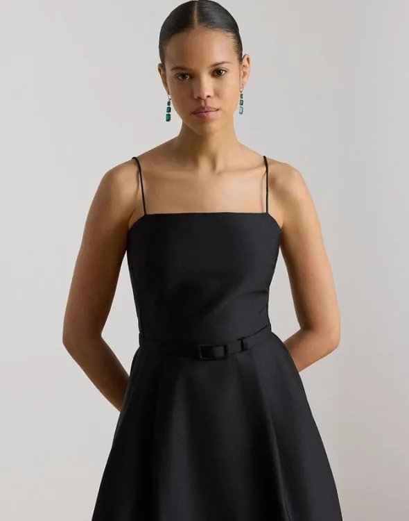 STRUCTURED FAILLE-WVN-DRESSES