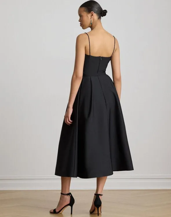 STRUCTURED FAILLE-WVN-DRESSES