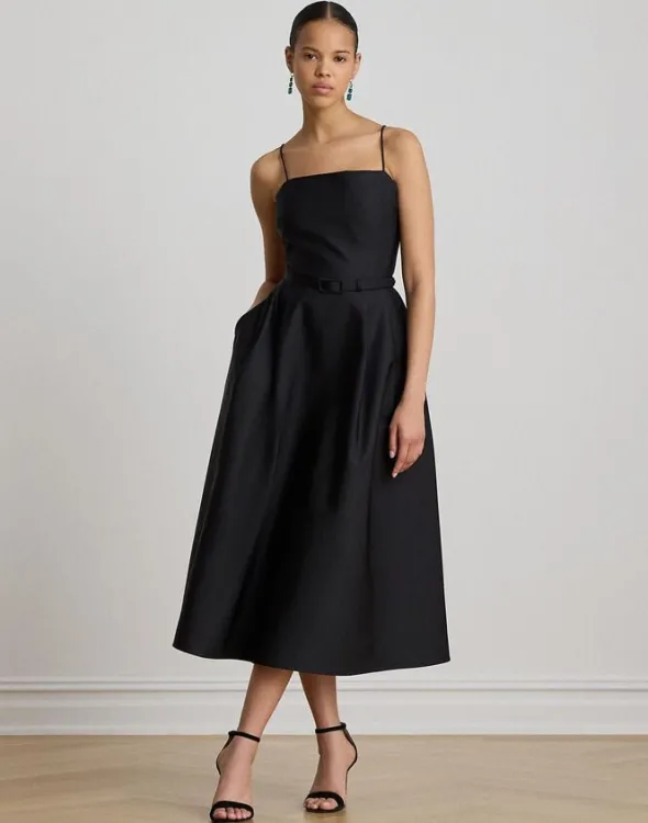STRUCTURED FAILLE-WVN-DRESSES
