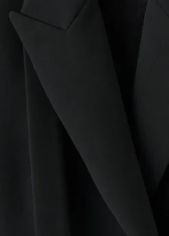 Suit jacket with scarf