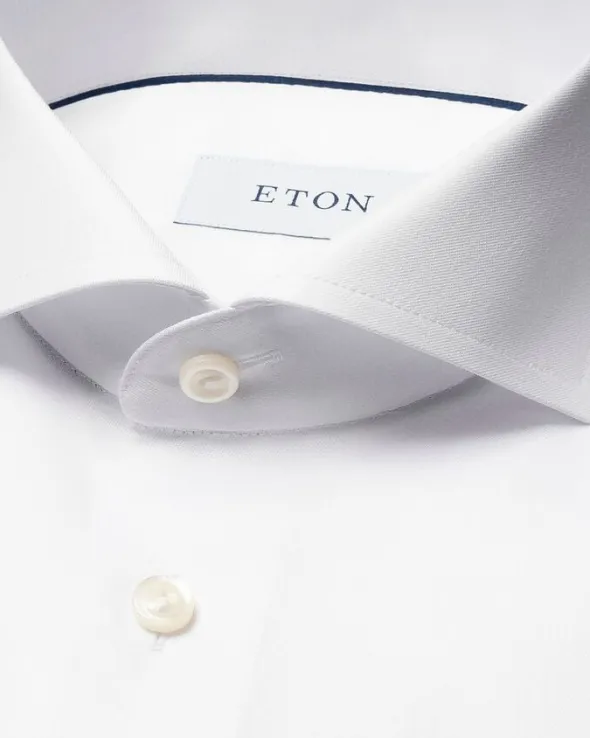 Super Slim Fit Light Blue Signature Twill Shirt