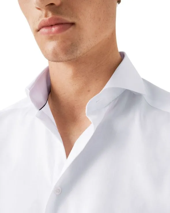 Super Slim Fit Light Blue Signature Twill Shirt