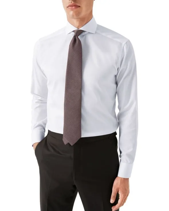Super Slim Fit Light Blue Signature Twill Shirt