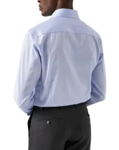 Super Slim Fit Light Blue Signature Twill Shirt