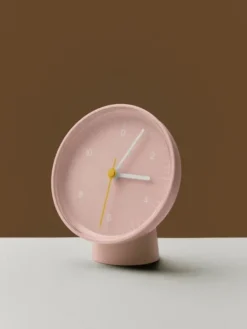 Table Clock Recycled-Pink