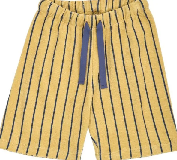 Terry stripe shorts