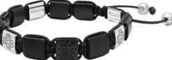 The CZ Flatbead Collection - Black Onyx and Silver