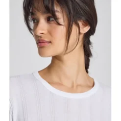 Thyra L/S Cotton Top Drop Needle GOTS 243975
