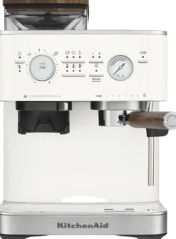 Tilbehørssæt i valnød til semiautomatisk espressomaskine