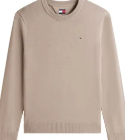 Tommy Flag Embroidery Lightweight Slim Jumper