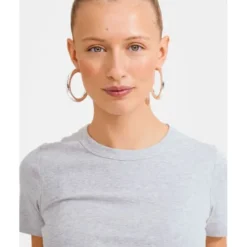 TOVIN hoop earrings silver-plated
